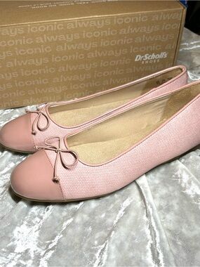Dr. Scholl's Pink Ballet Flats with Bow